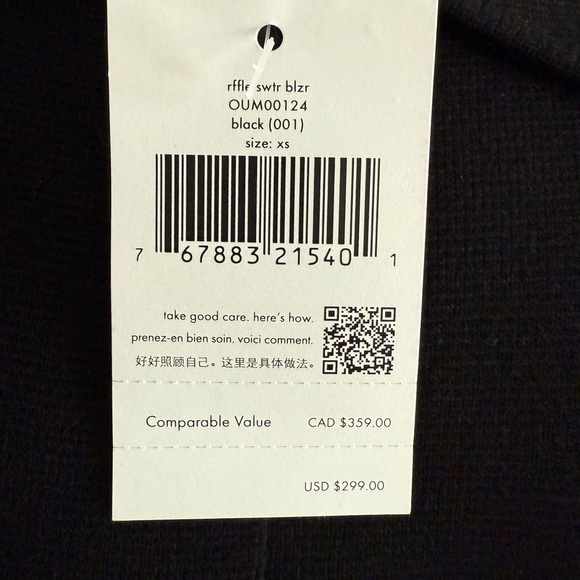 Kate Spade Rffle sweater blazer. - Picture 6 of 6